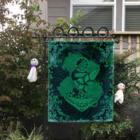 Hawaii Anchor Hibiscus Flower Vintage Flag - AH - Green - Polynesian Pride