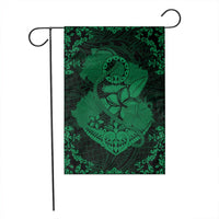 Hawaii Anchor Hibiscus Flower Vintage Flag - AH - Green - Polynesian Pride