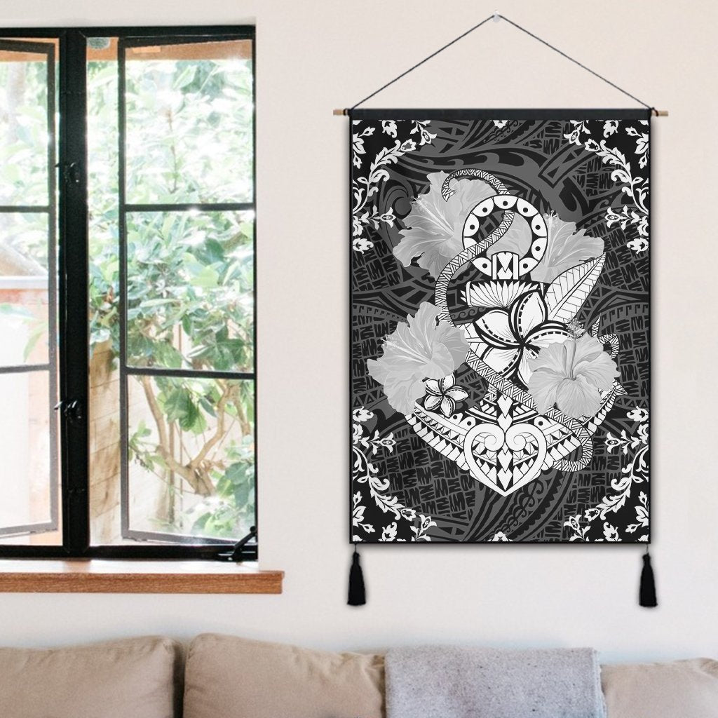 Hawaii Anchor Hibiscus Flower Vintage Hanging Poster - AH - Polynesian Pride