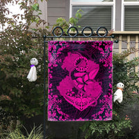 Hawaii Anchor Hibiscus Flower Vintage Flag - AH - Pink - Polynesian Pride