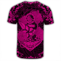 Hawaii Anchor Hibiscus Flower Vintage T Shirt Pink - Polynesian Pride
