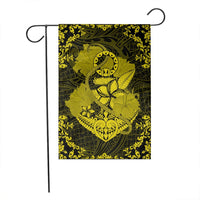 Hawaii Anchor Hibiscus Flower Vintage Flag - AH - Yellow - Polynesian Pride