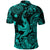Hawaii Angry Shark Polynesian Polo Shirt Unique Style Turquoise LT8 - Polynesian Pride