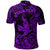 Custom Hawaii Angry Shark Polynesian Polo Shirt Unique Style Purple LT8 - Polynesian Pride