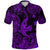 Custom Hawaii Angry Shark Polynesian Polo Shirt Unique Style Purple LT8 - Polynesian Pride