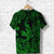 Hawaii Polynesian T Shirt Angry Shark Unique Style Green LT8 - Polynesian Pride