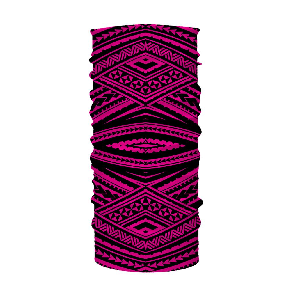 Hawaii Bandana Polynesian Tatau Pink One Size Pink - Polynesian Pride