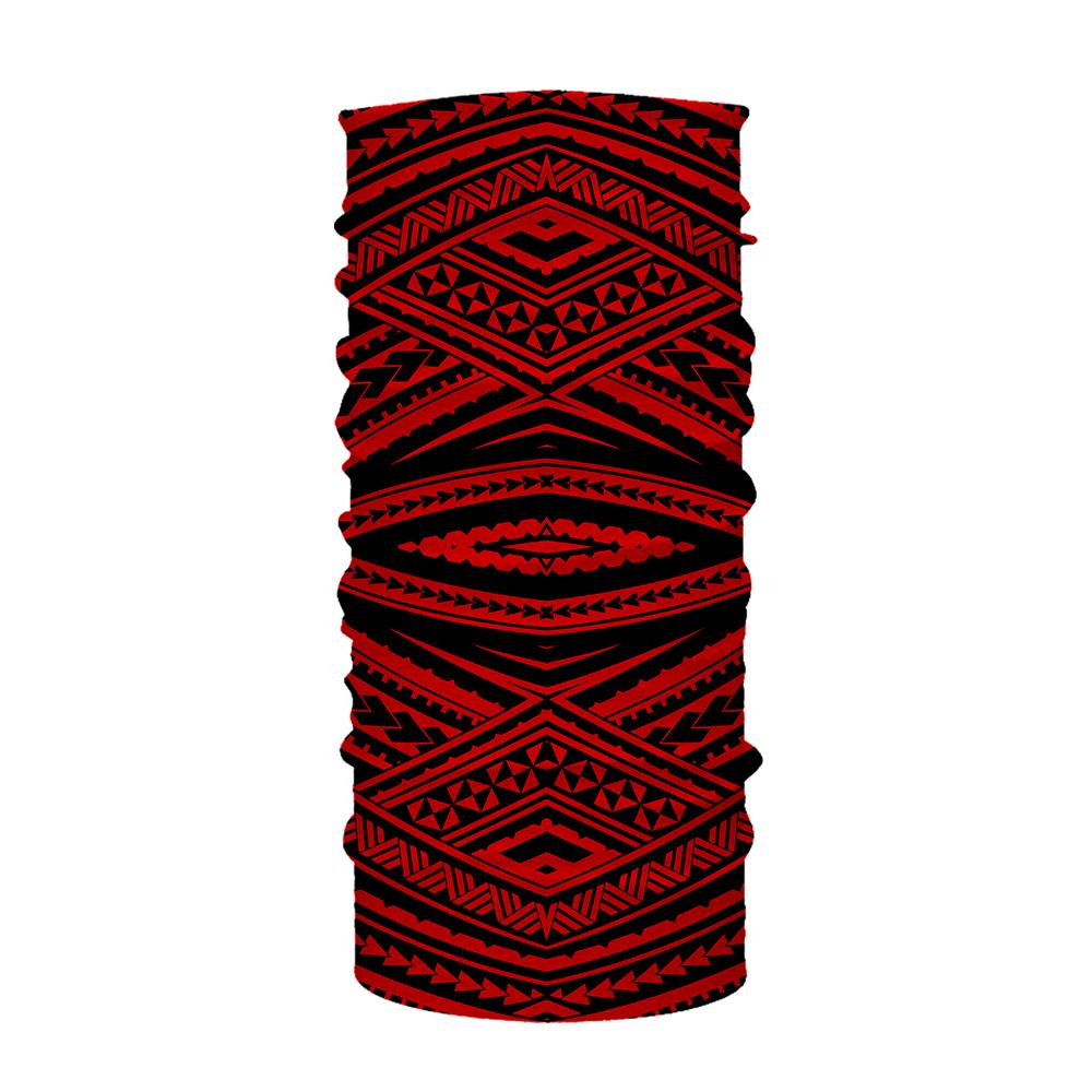 Hawaii Bandana Polynesian Tatau Red One Size Red - Polynesian Pride