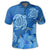 Hawaii Blue Hibiscus Turtle Polynesian Polo Shirt - Polynesian Pride