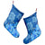 Hawaii Blue Hibiscus Turtle Polynesian Christmas Stocking - AH - Polynesian Pride