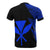 Hawaii Custom T Shirt Polynesian Pattern Blue Style - Polynesian Pride