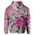 Custom Hawaii Clematis Humming Bird Hoodie - Polynesian Pride