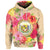 Custom Hawaii Coat of Arm Hibiscus Hoodie - Polynesian Pride