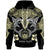 Hawaii Custom Hoodie Pacific Maori Pattern Sharks Unisex Black - Polynesian Pride