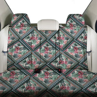 Hawaii Exotic Tropical Flowers In Pastel Colors Back Seat Cover - Polynesian Pride