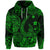 Custom Hawaii Fish Hook Polynesian Hoodie Unique Style Green LT8 - Polynesian Pride