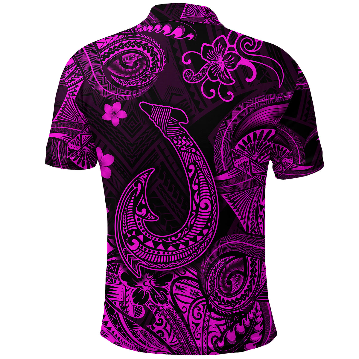 Hawaii Fish Hook Polynesian Polo Shirt Unique Style Pink LT8 - Polynesian Pride