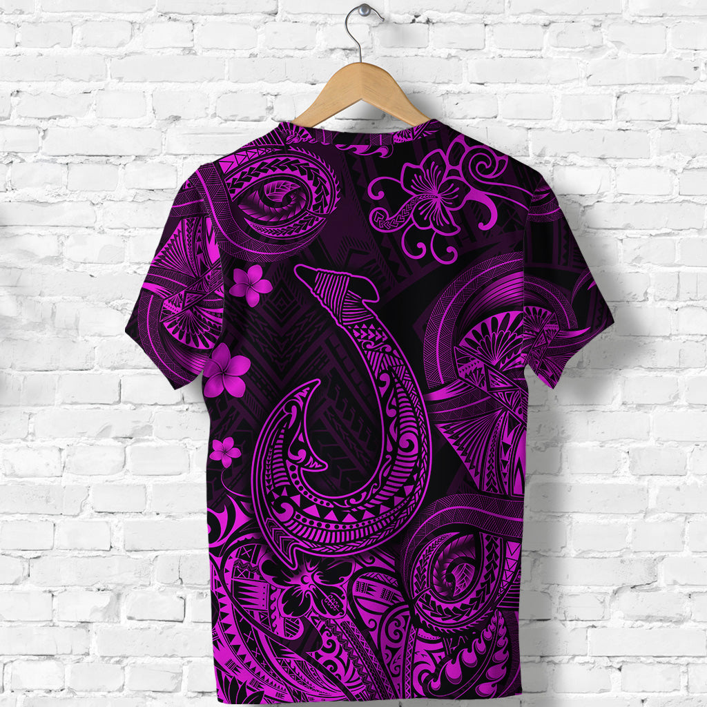 Hawaii Fish Hook Polynesian T Shirt Unique Style Pink LT8 - Polynesian Pride