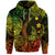 Hawaii Fish Hook Polynesian Zip Hoodie Unique Style Reggae LT8 - Polynesian Pride