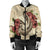 Hawaii Fish Hook Hibiscus Plumeria Polynesian Bomber Jacket - AH - Polynesian Pride