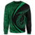 Hawaii Fish Hook Polynesian Sweatshirt - Circle Style Green - AH - Polynesian Pride