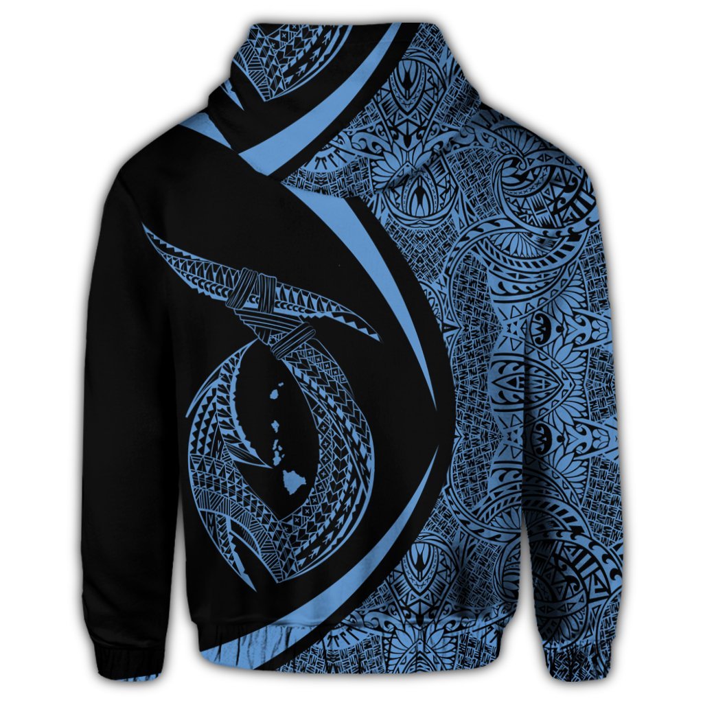 Hawaiian Fish Hook Polynesian Hoodie Circle Style Pastel - Polynesian Pride