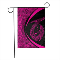 Hawaii Fish Hook Polynesian Flag - Circle Style Pink - AH - Polynesian Pride