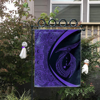 Hawaii Fish Hook Polynesian Flag - Circle Style Purple - AH - Polynesian Pride