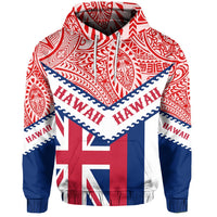 Hawaii Flag Hoodie Mit Style - Polynesian Pride