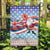 Hawaii Flag Santa Claus Pattern Christmas Garden Flag - Noel Style - AH - Polynesian Pride