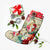 Hawaii Floral Turtle Christmas Stocking - Beige - AH - Polynesian Pride