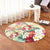 Hawaii Floral Turtle Round Carpet - Beige - AH - Polynesian Pride