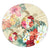 Hawaii Floral Turtle Round Carpet - Beige - AH Round Carpet Luxurious Plush - Polynesian Pride