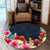 Hawaii Forest Hibiscus Round Carpet - AH - Polynesian Pride