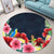 Hawaii Forest Hibiscus Round Carpet - AH - Polynesian Pride