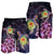 Hawaii Galaxy Turtle Hibiscus Men's Shorts - AH - Polynesian Pride