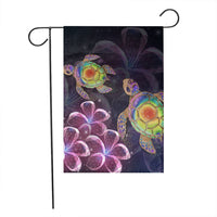 Hawaii Galaxy Turtle Hibiscus Flag - AH - Polynesian Pride