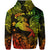 Custom Hawaii Hammer Shark Polynesian Zip Hoodie Unique Style Reggae LT8 - Polynesian Pride