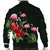 Hawaii Hibiscus Flamingo Bomber Jacket - AH - Polynesian Pride