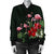 Hawaii Hibiscus Flamingo Bomber Jacket - AH - Polynesian Pride