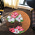 Hawaii Hibiscus Flower Polynesia Round Carpet - AH - Polynesian Pride