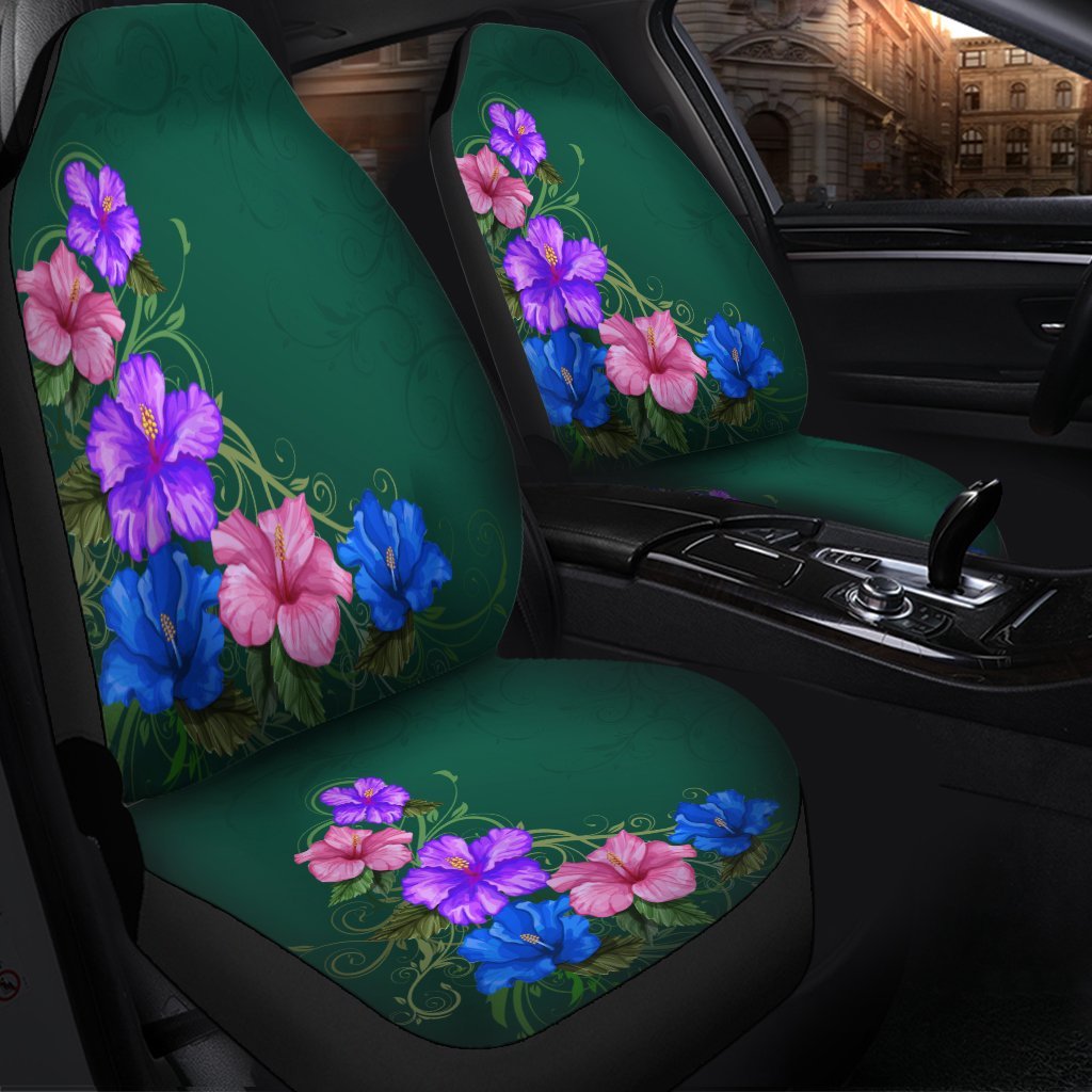 Hawaii Hibiscus Origin Car Seat Covers - AH - Polynesian Pride