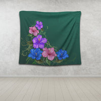 Hawaii Hibiscus Origin Tapestry - AH - Polynesian Pride
