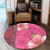 Hawaii Hibiscus Pattern Round Carpet - AH - Polynesian Pride