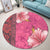 Hawaii Hibiscus Pattern Round Carpet - AH - Polynesian Pride