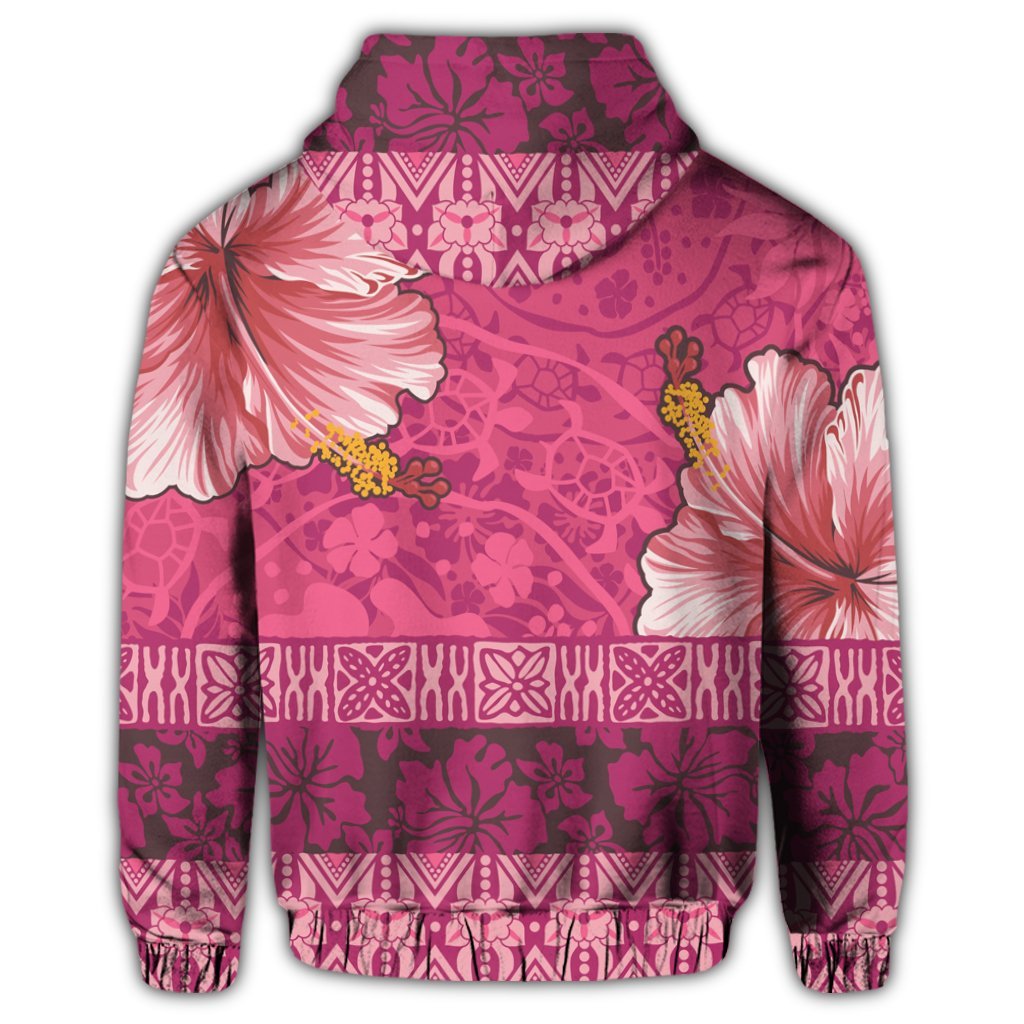 Hawaiian Hibiscus Pattern Hoodie Ver 2 - Polynesian Pride