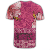 Hawaii Hibiscus Pattern T Shirt Ver 2 - Polynesian Pride