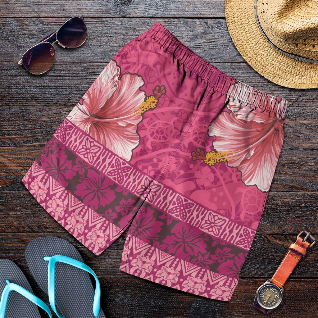 Hawaii Hibiscus Pattern Men's Shorts - Ver 2 - AH Art - Polynesian Pride