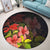 Hawaii Hibiscus Tree Round Carpet - AH - Polynesian Pride