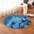 Hawaii Hibiscus Turtle Round Carpet - AH - Polynesian Pride